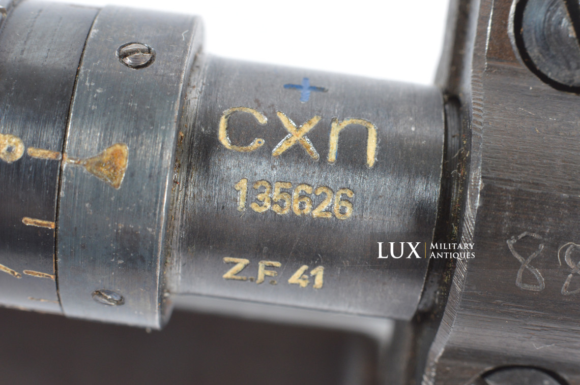 Lunette allemande ZF41 & sa boite, « cxn / jvb » - photo 12