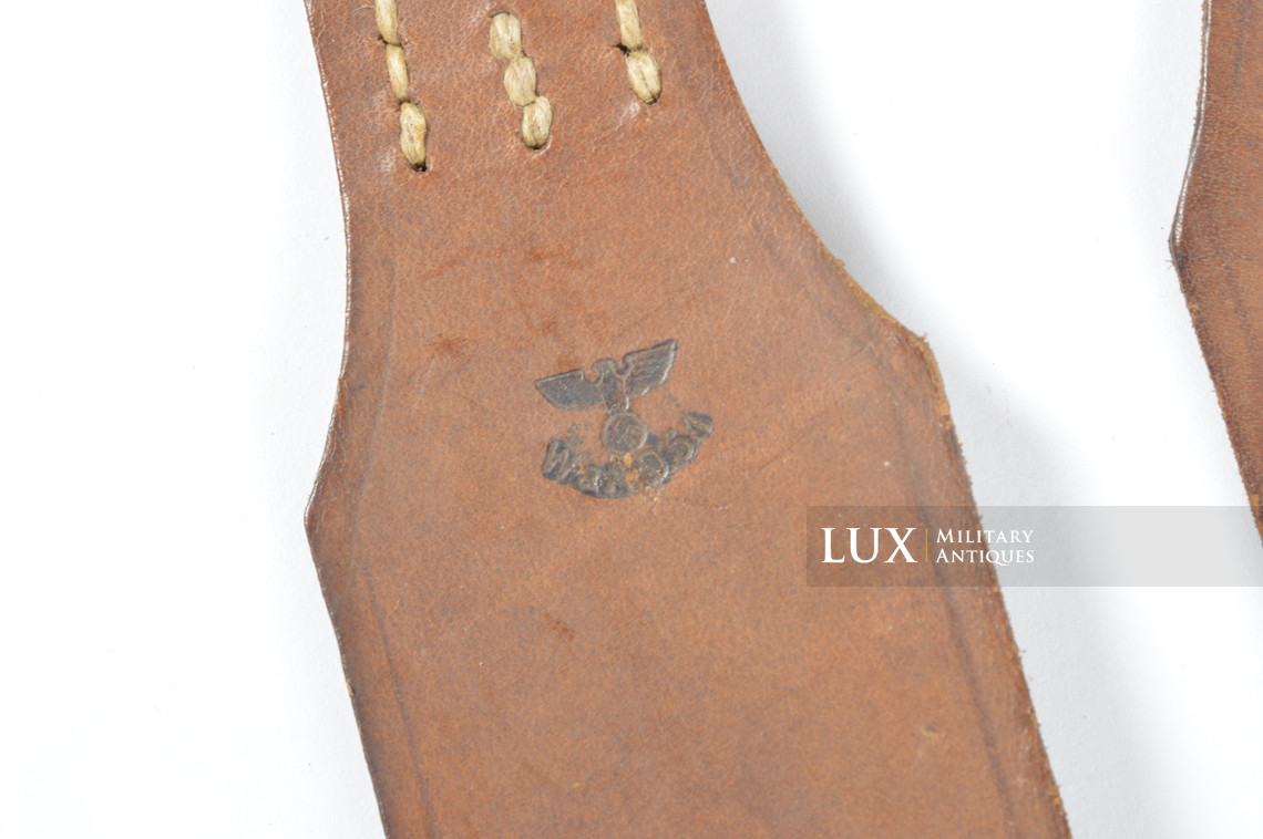 Unissued pair of German MG34/42 Lafette carrying straps - photo 8