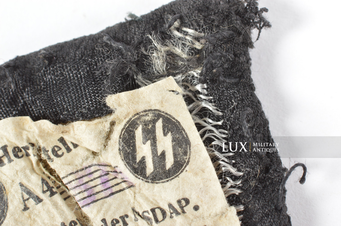 Rare coin de col sous-officier, « SS Totenkopf » - photo 12