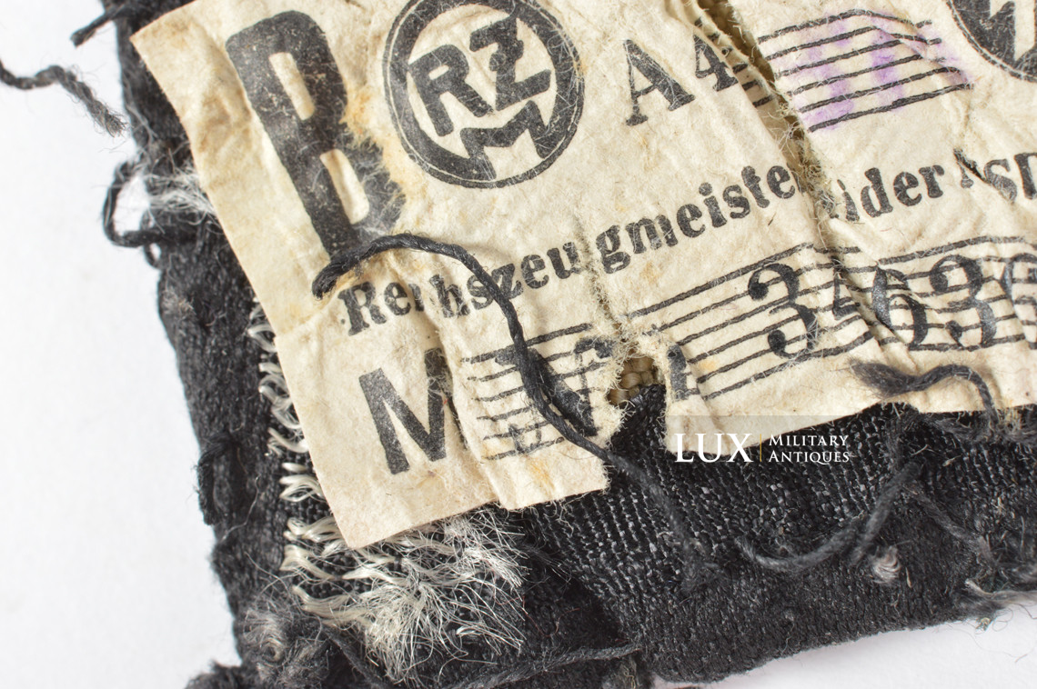 Rare Waffen-SS EM/NCO BeVo flat wire collar tab, « SS Totenkopf » - photo 13