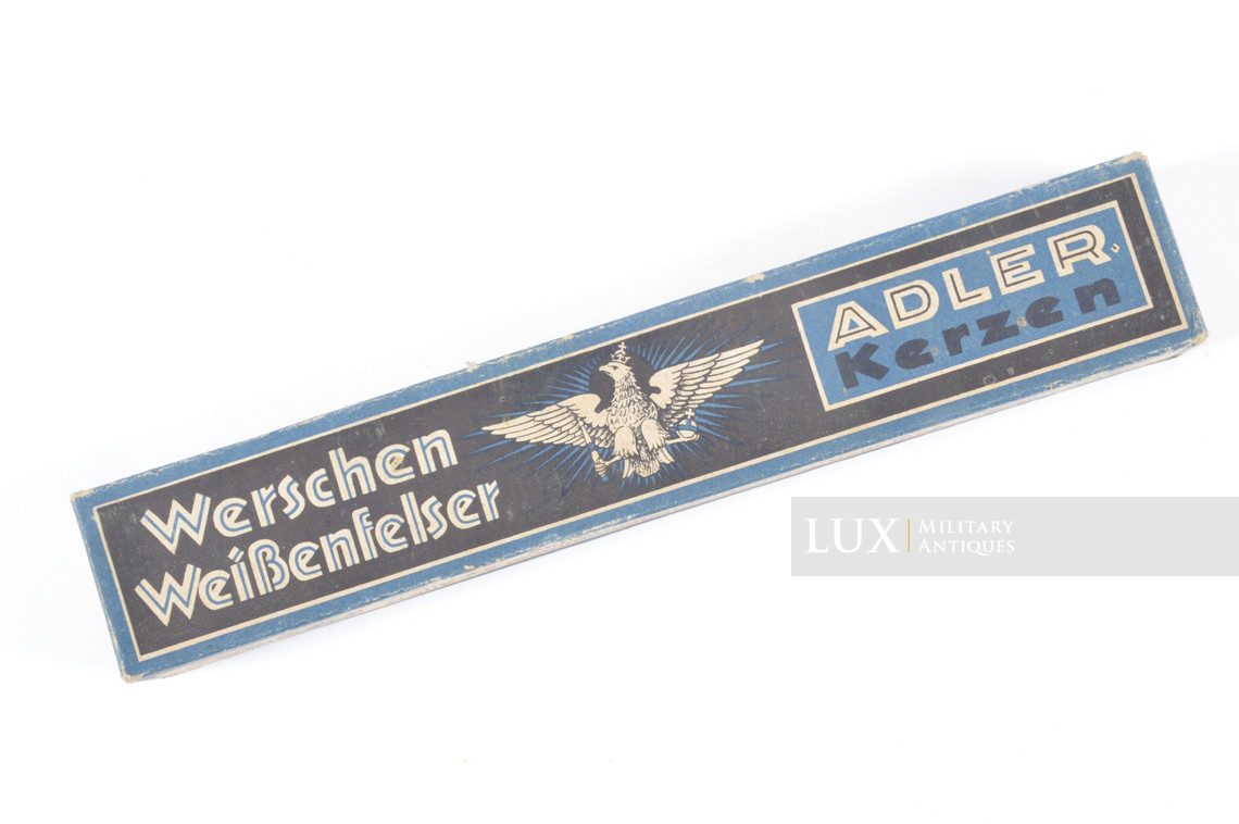 WWII German unused paraffin candle set, « Adler Kerzen » - photo 4