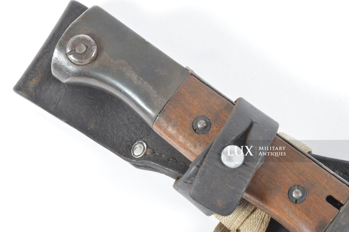 Baïonnette allemande 98k précoce avec gousset en cuir et dragonne, régimenté, « 1938 » - photo 7