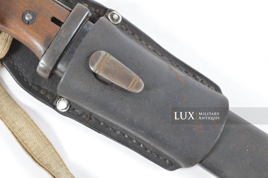 Baïonnette allemande 98k précoce avec gousset en cuir et dragonne, régimenté, « 1938 » - photo 8