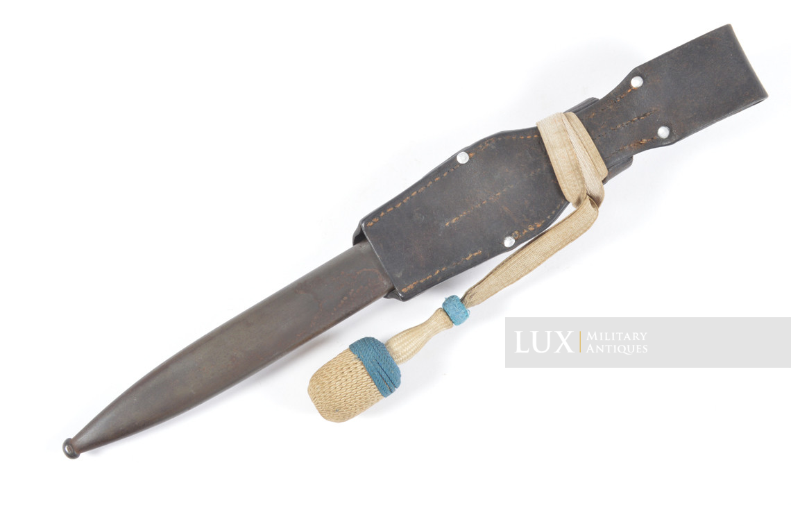 Baïonnette allemande 98k précoce avec gousset en cuir et dragonne, régimenté, « 1938 » - photo 14