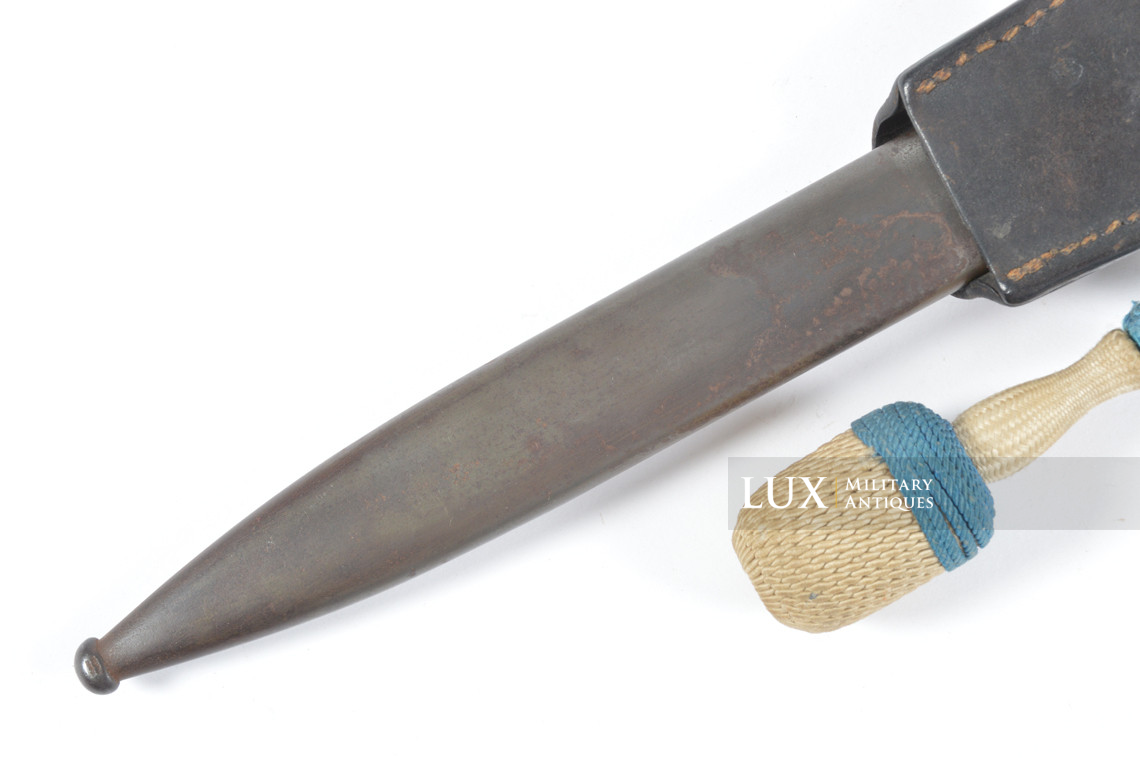 Baïonnette allemande 98k précoce avec gousset en cuir et dragonne, régimenté, « 1938 » - photo 19