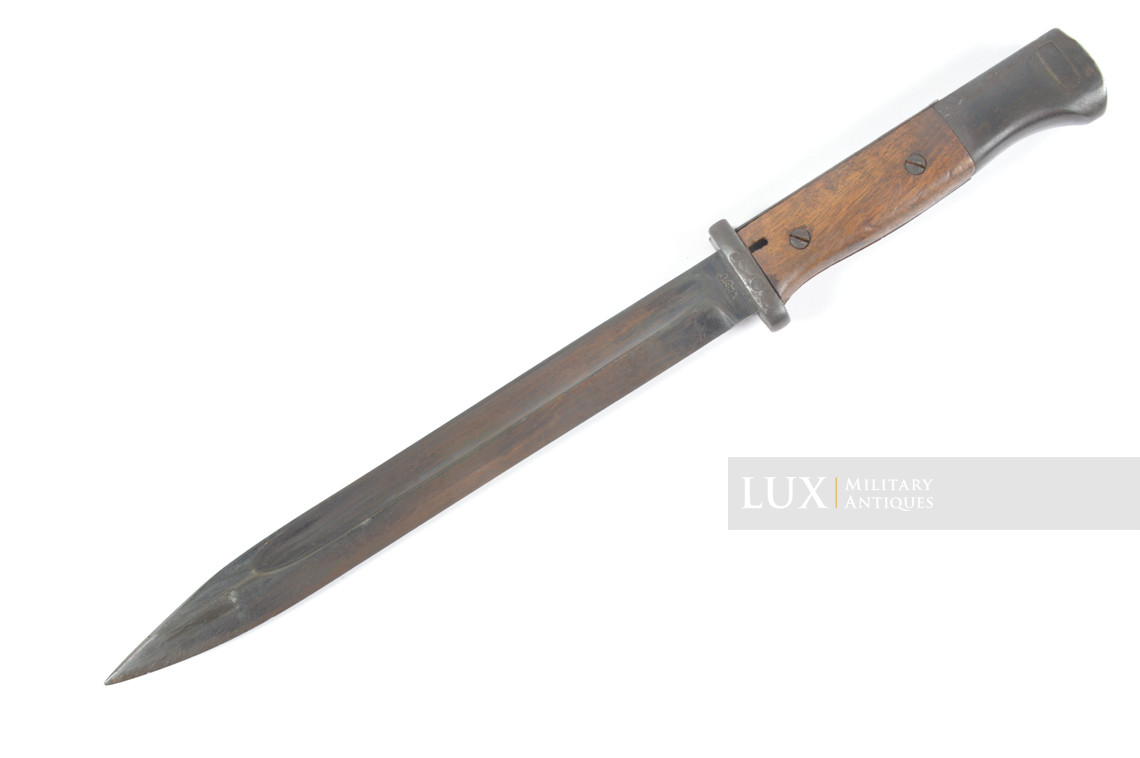 Baïonnette allemande 98k précoce avec gousset en cuir et dragonne, régimenté, « 1938 » - photo 24