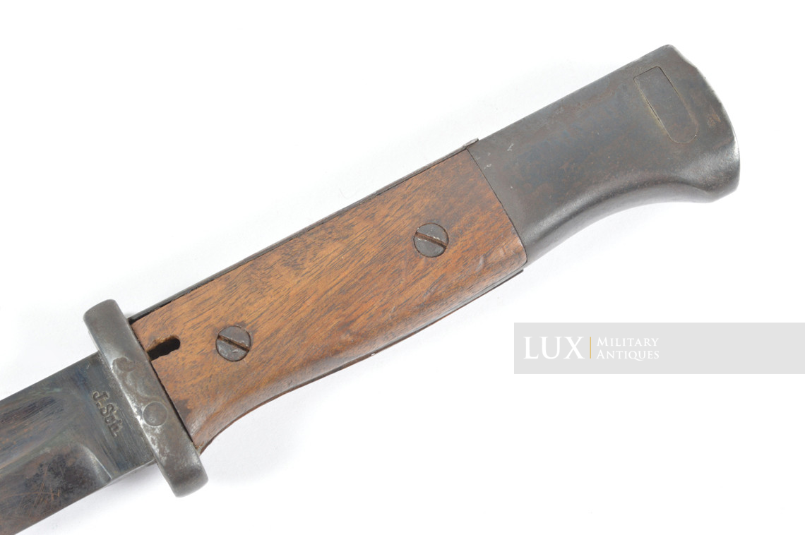 Baïonnette allemande 98k précoce avec gousset en cuir et dragonne, régimenté, « 1938 » - photo 25