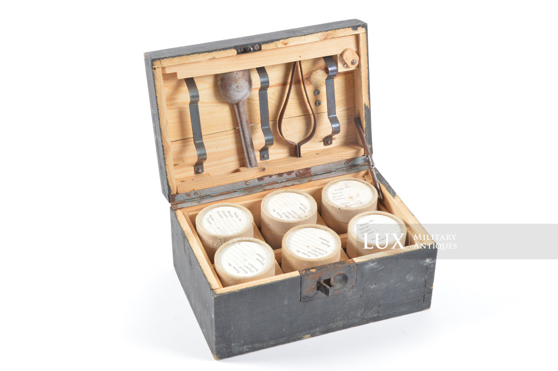 German chemical warfare test equipment box, « Kampfstoffproben » - photo 4