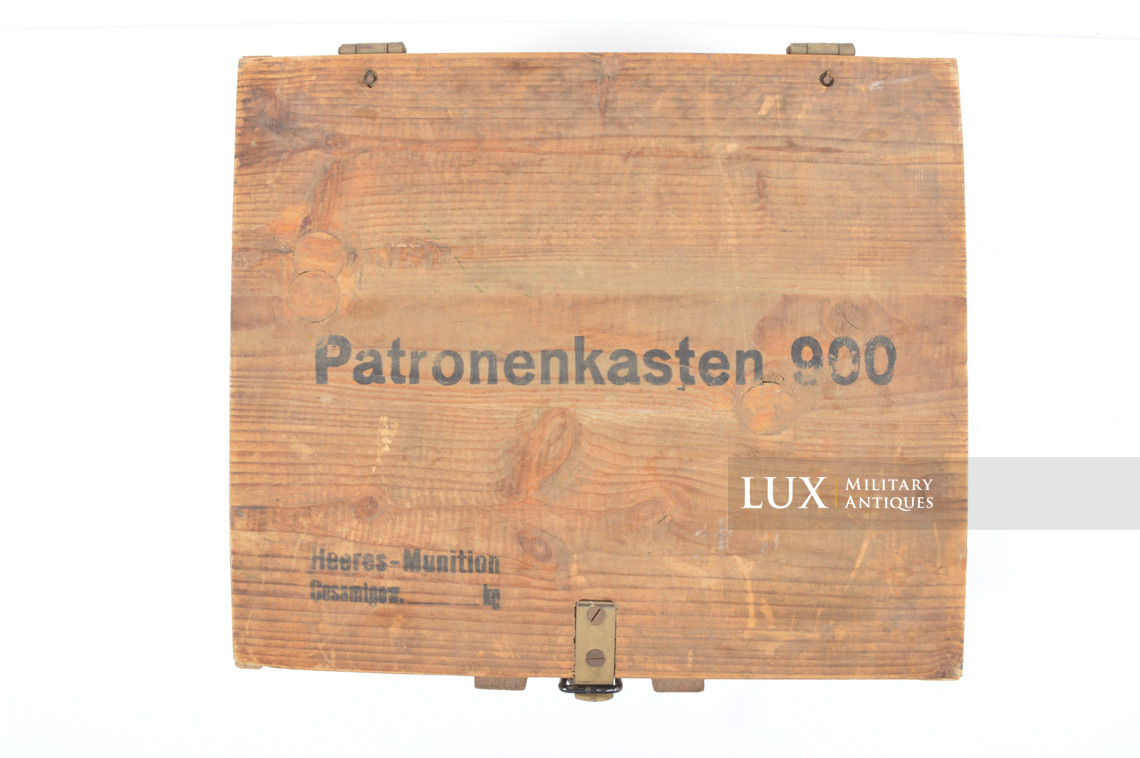 Caisse allemande fin de guerre de 900 cartouches 7,92mm, « Patronenkasten 900 » - photo 7