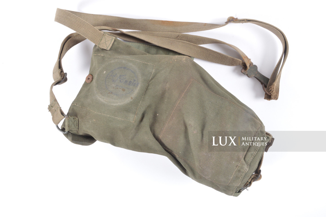 German paratrooper gas mask and carrying bag set, « Stösser Operation » - photo 16