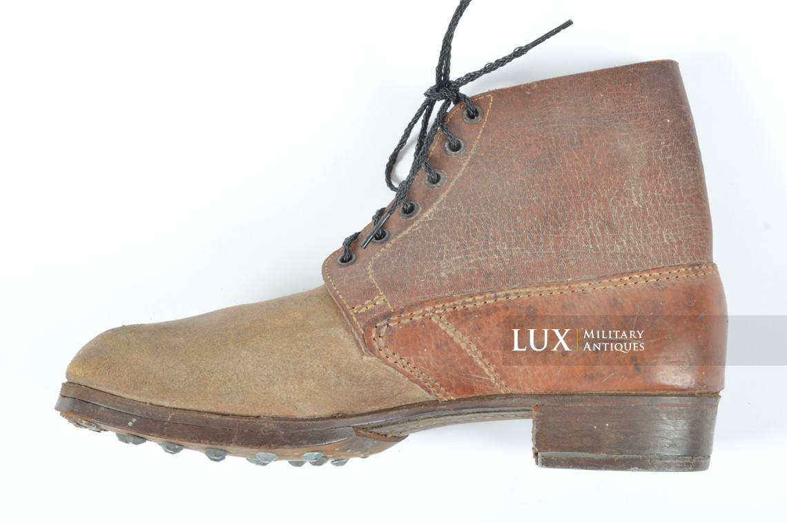 Late-war German low ankle combat boots, « RBNr / Solidus » - photo 14