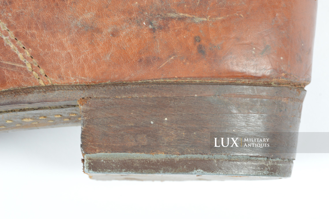 Late-war German low ankle combat boots, « RBNr / Solidus » - photo 18