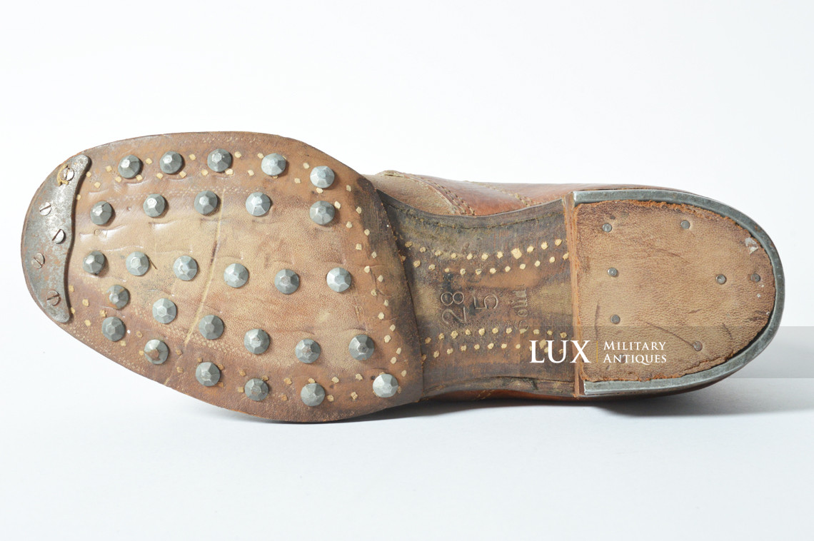 Late-war German low ankle combat boots, « RBNr / Solidus » - photo 20
