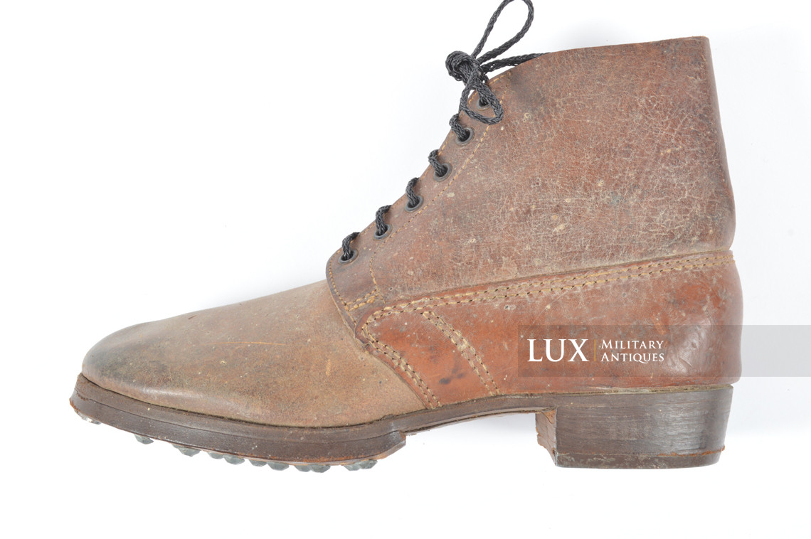 Late-war German low ankle combat boots, « RBNr / Solidus » - photo 27