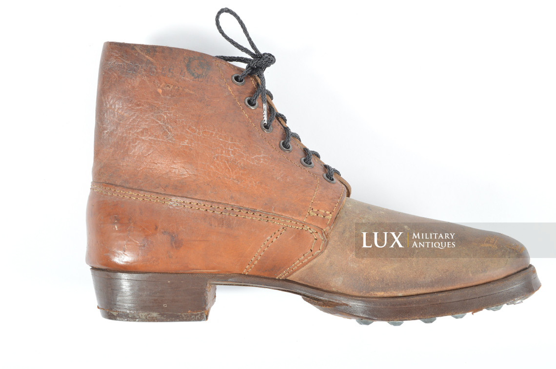 Late-war German low ankle combat boots, « RBNr / Solidus » - photo 31