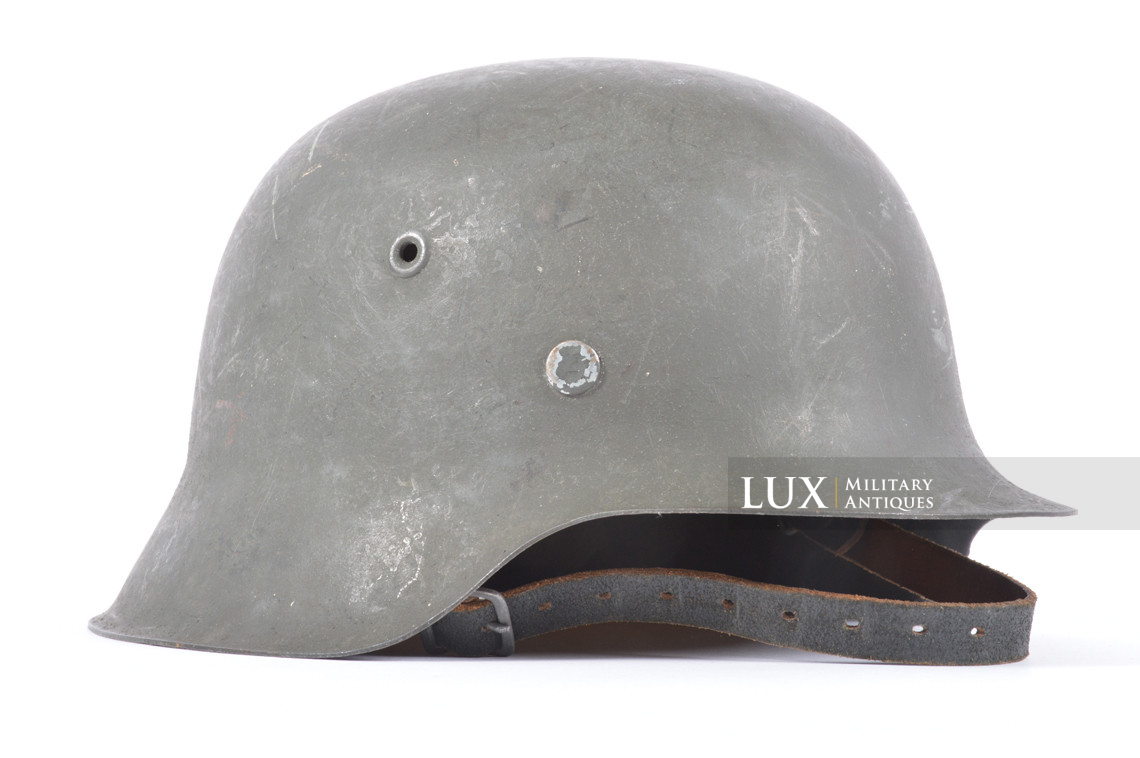 Very rare M42 German Heer / Waffen-SS combat helmet, « qvl66 » - photo 9