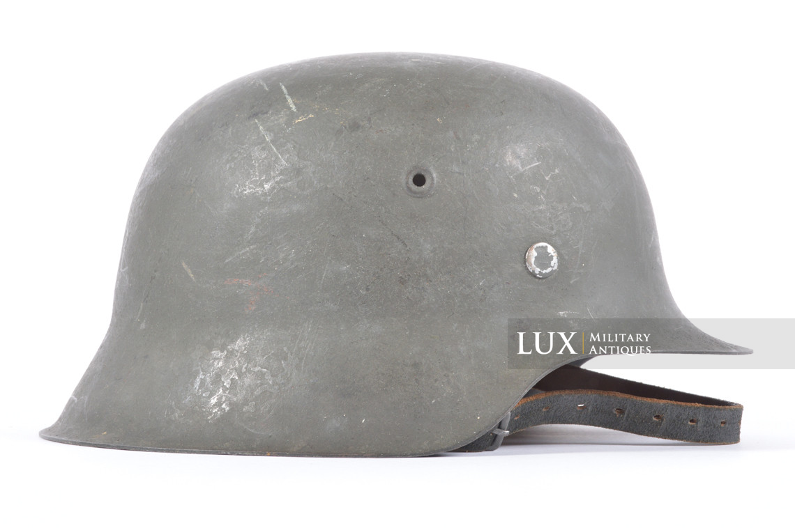Very rare M42 German Heer / Waffen-SS combat helmet, « qvl66 » - photo 10