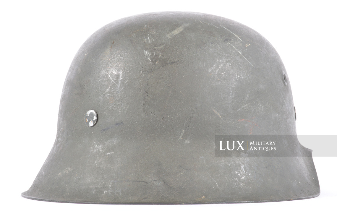 Very rare M42 German Heer / Waffen-SS combat helmet, « qvl66 » - photo 11