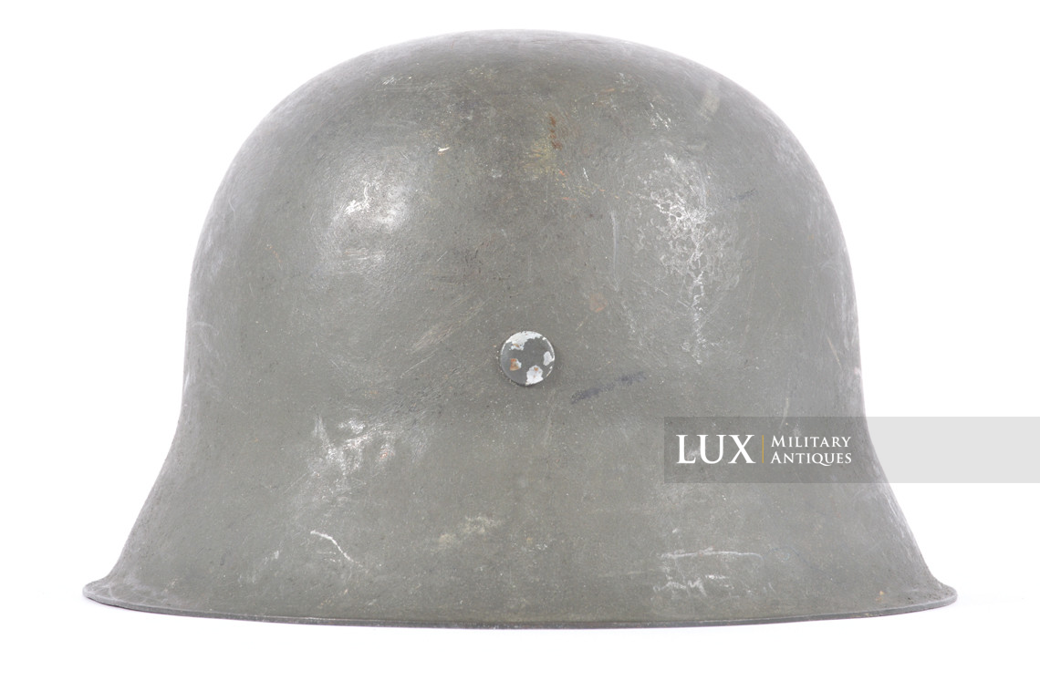 Very rare M42 German Heer / Waffen-SS combat helmet, « qvl66 » - photo 12