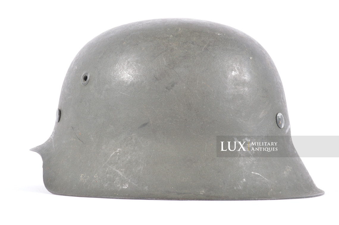 Very rare M42 German Heer / Waffen-SS combat helmet, « qvl66 » - photo 13