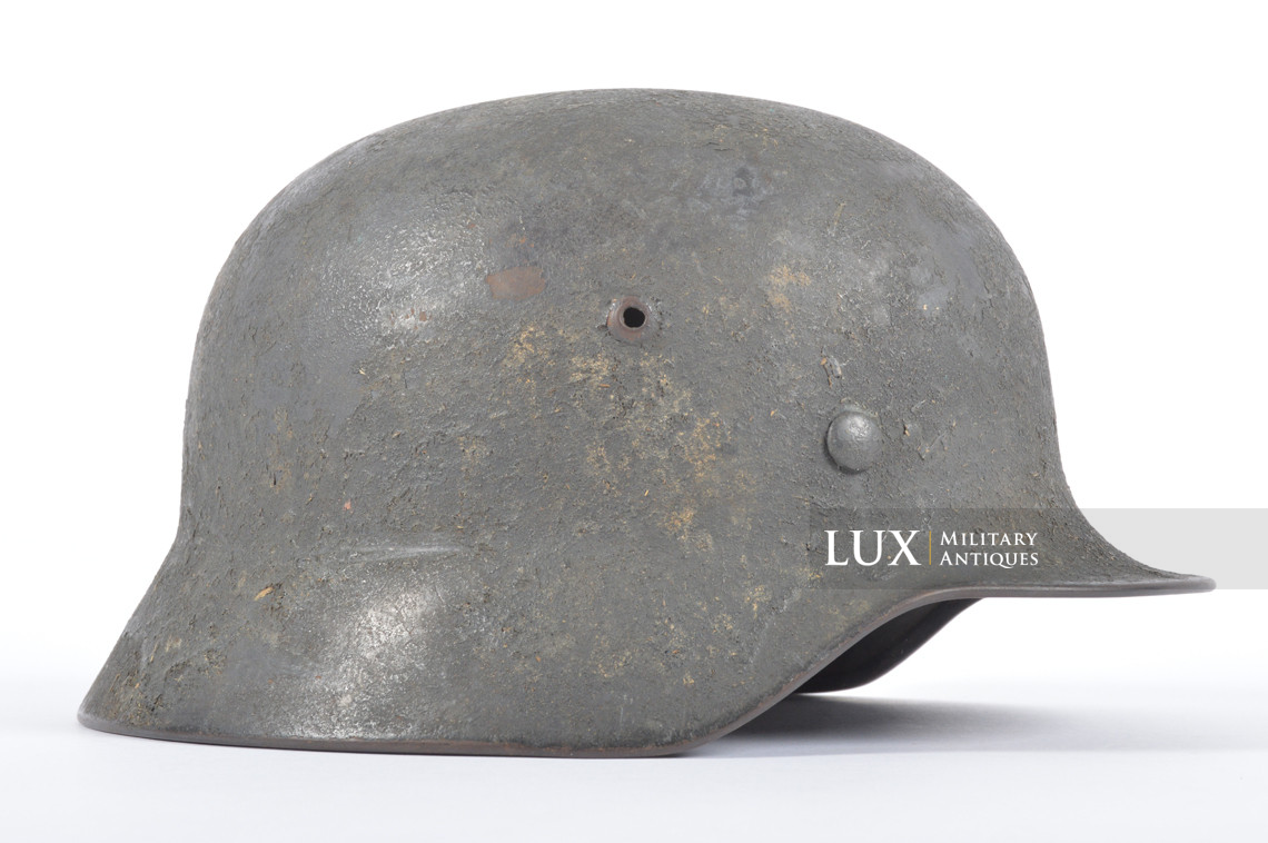M35 Luftwaffe heavy textured sawdust camouflage combat helmet, « Q64 » - photo 10