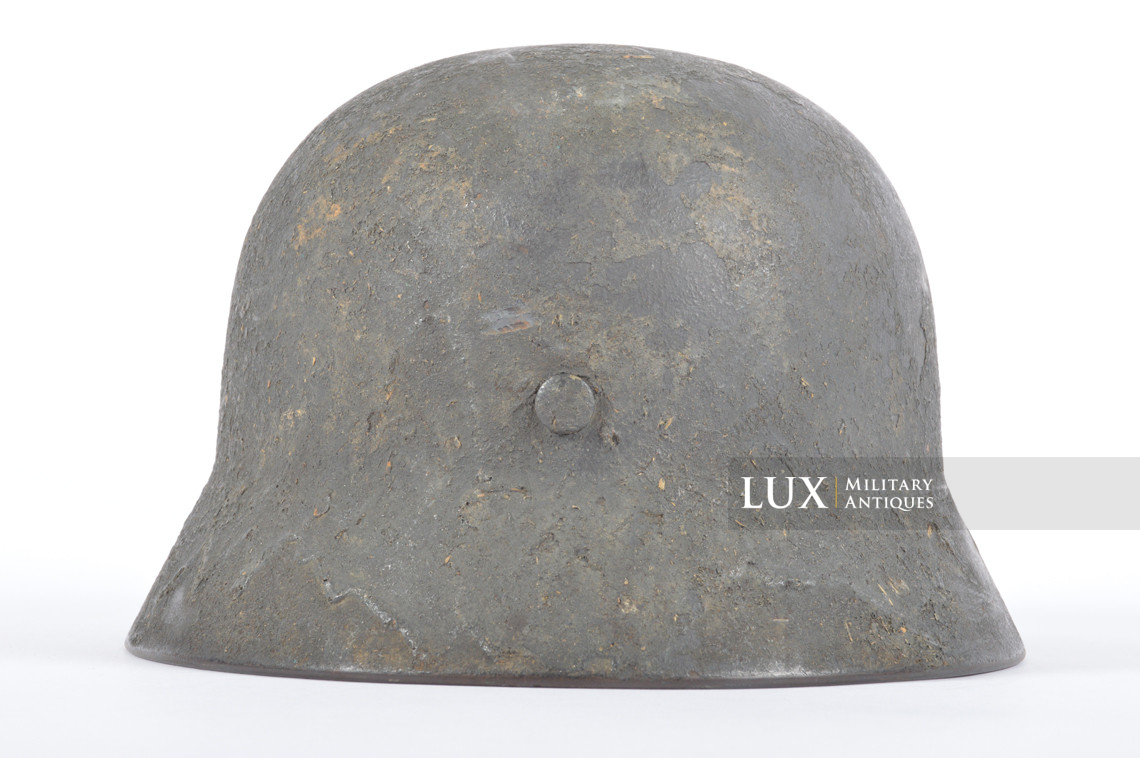 M35 Luftwaffe heavy textured sawdust camouflage combat helmet, « Q64 » - photo 12