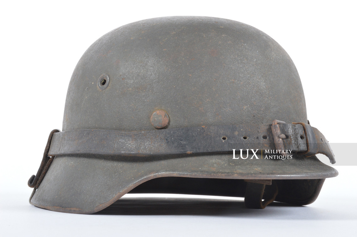 Casque allemand M40 Heer avec système de transport en cuir réglementaire - photo 10