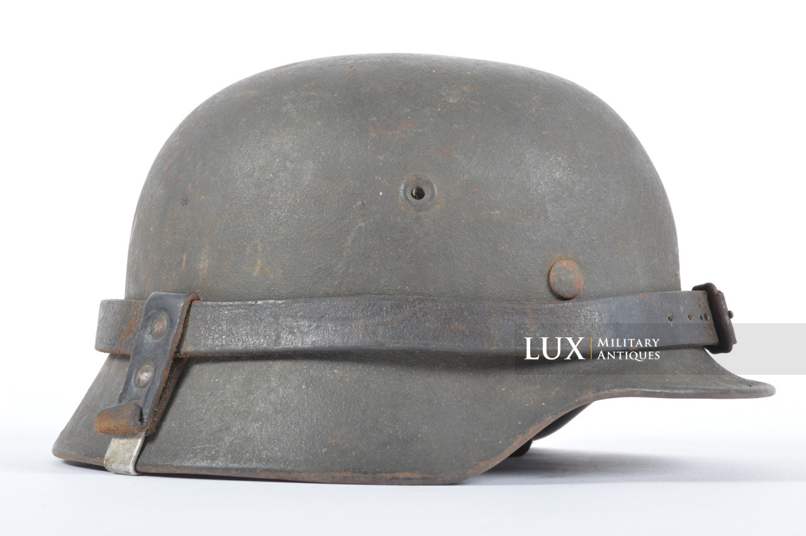 Casque allemand M40 Heer avec système de transport en cuir réglementaire - photo 11