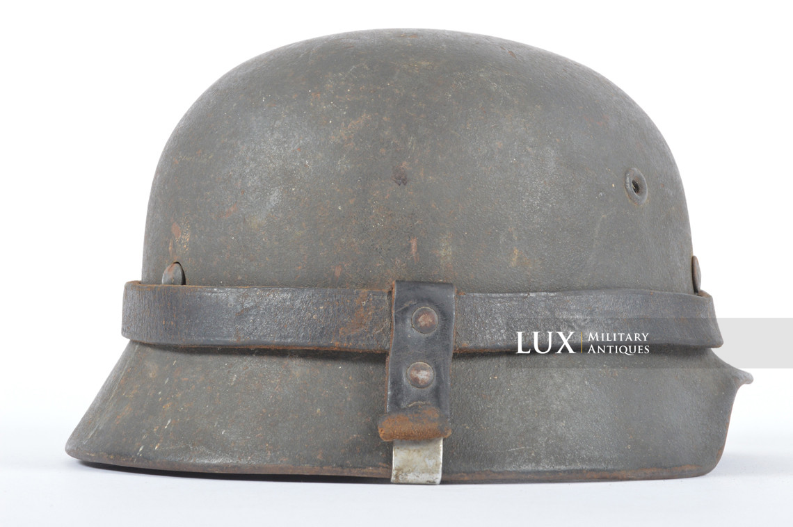 Casque allemand M40 Heer avec système de transport en cuir réglementaire - photo 12