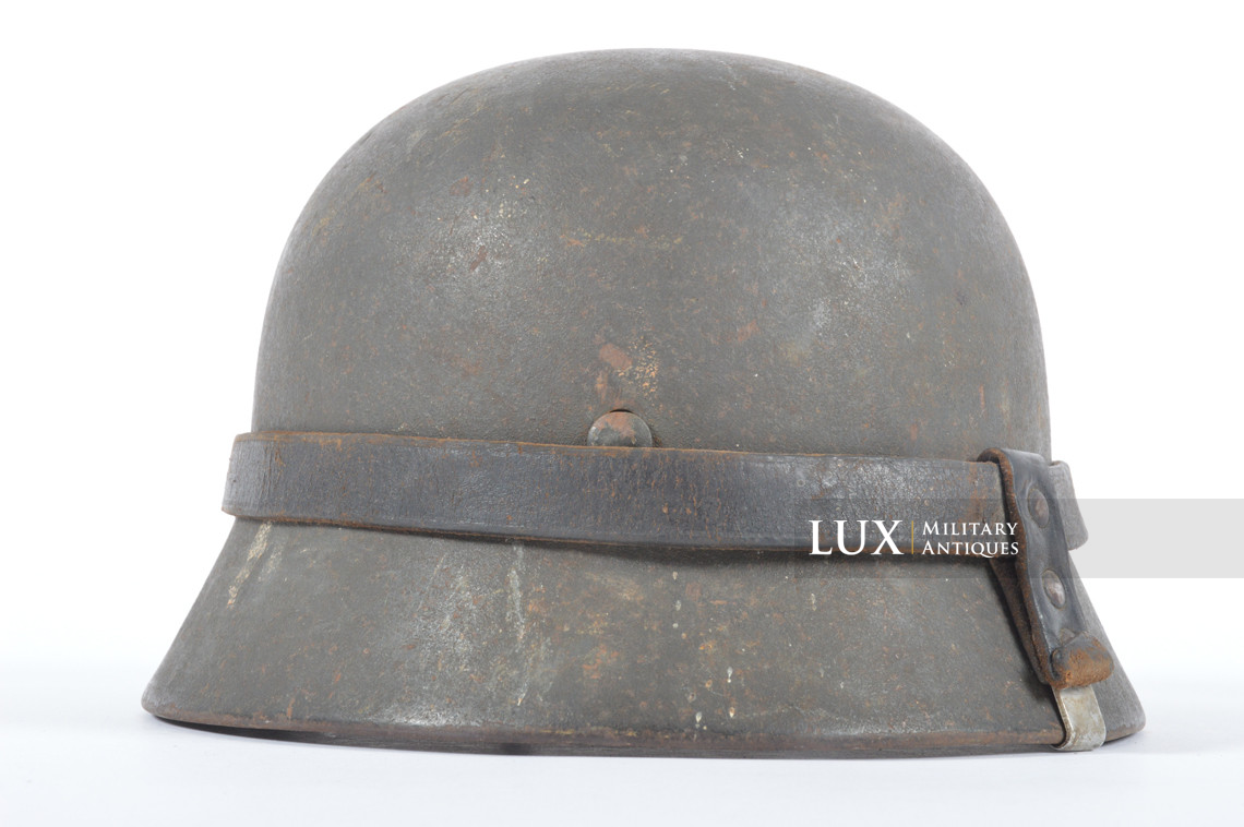 Casque allemand M40 Heer avec système de transport en cuir réglementaire - photo 13