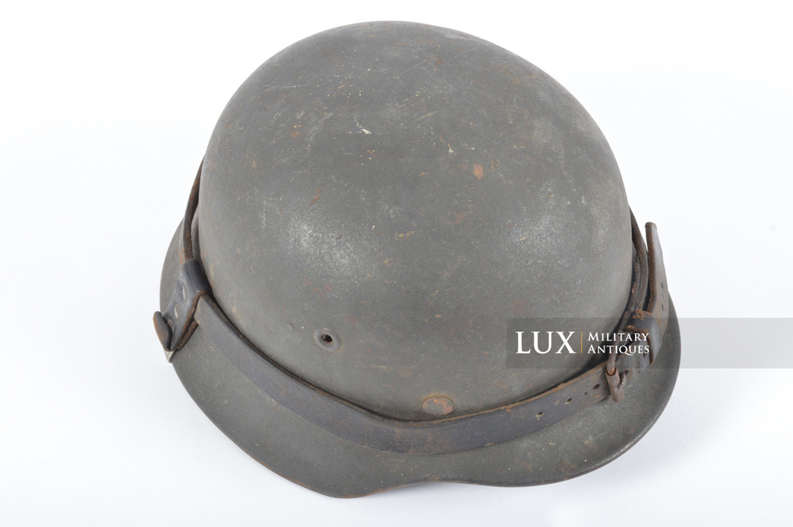 Casque allemand M40 Heer avec système de transport en cuir réglementaire - photo 16