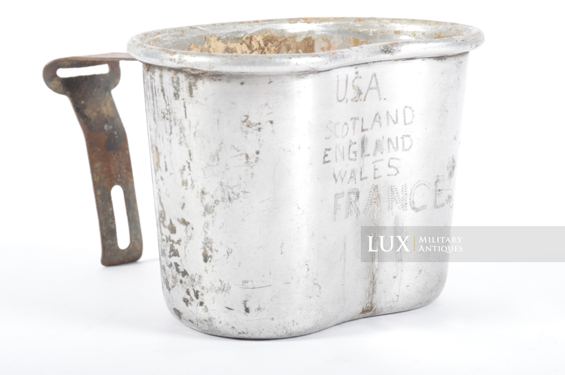 Quart de gourde US gravé, « Bataille des Ardennes » - photo 4
