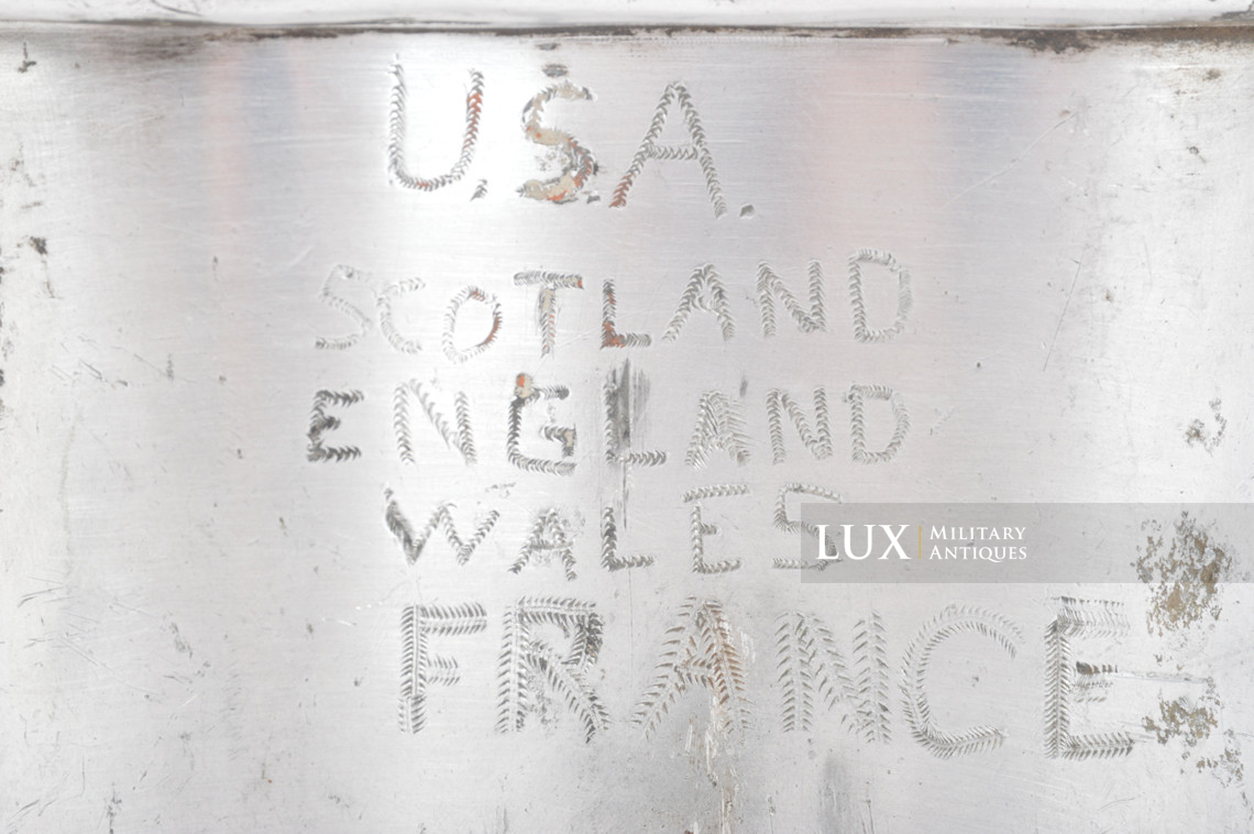Quart de gourde US gravé, « Bataille des Ardennes » - photo 7