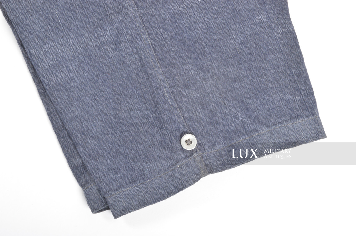Pantalon M43 Luftwaffe en treillis bleu , « RBNr » - photo 10