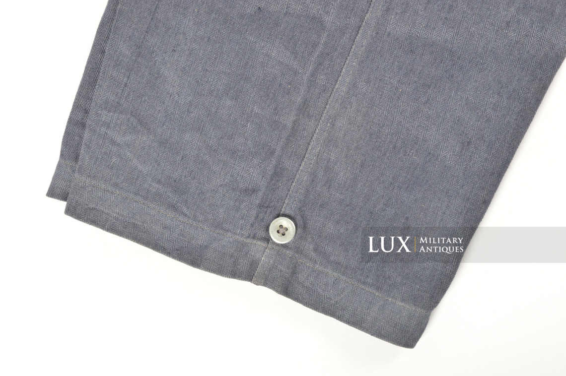 Pantalon M43 Luftwaffe en treillis bleu , « RBNr » - photo 16