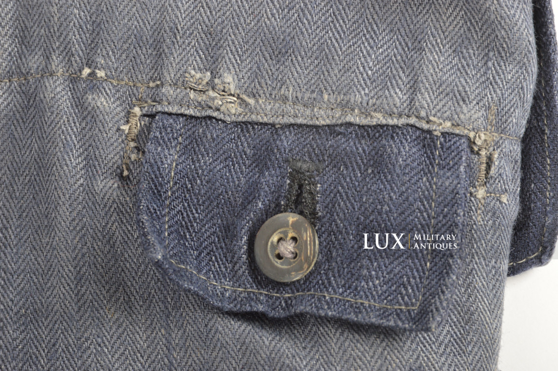 Pantalon M43 Luftwaffe en treillis bleu , « RBNr » - photo 15