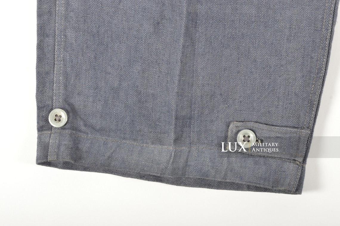 Pantalon M43 Luftwaffe en treillis bleu , « RBNr » - photo 22