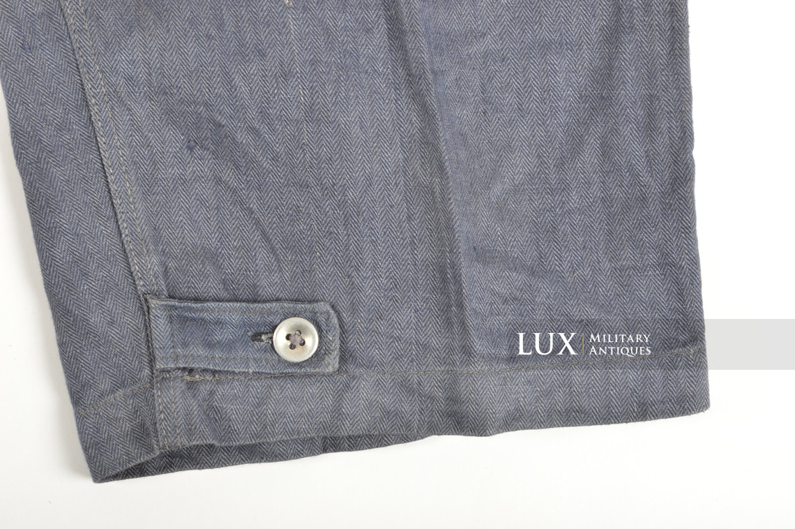 Pantalon M43 Luftwaffe en treillis bleu , « RBNr » - photo 23