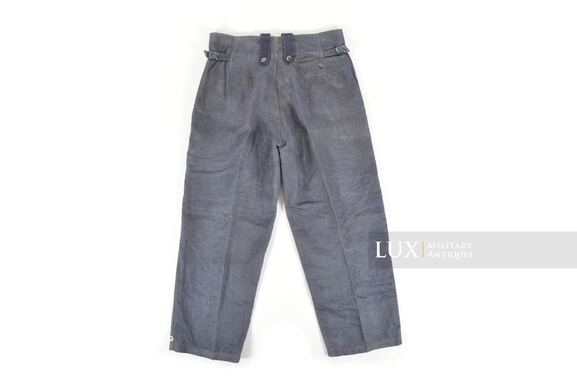 Pantalon M43 Luftwaffe en treillis bleu , « RBNr » - photo 24