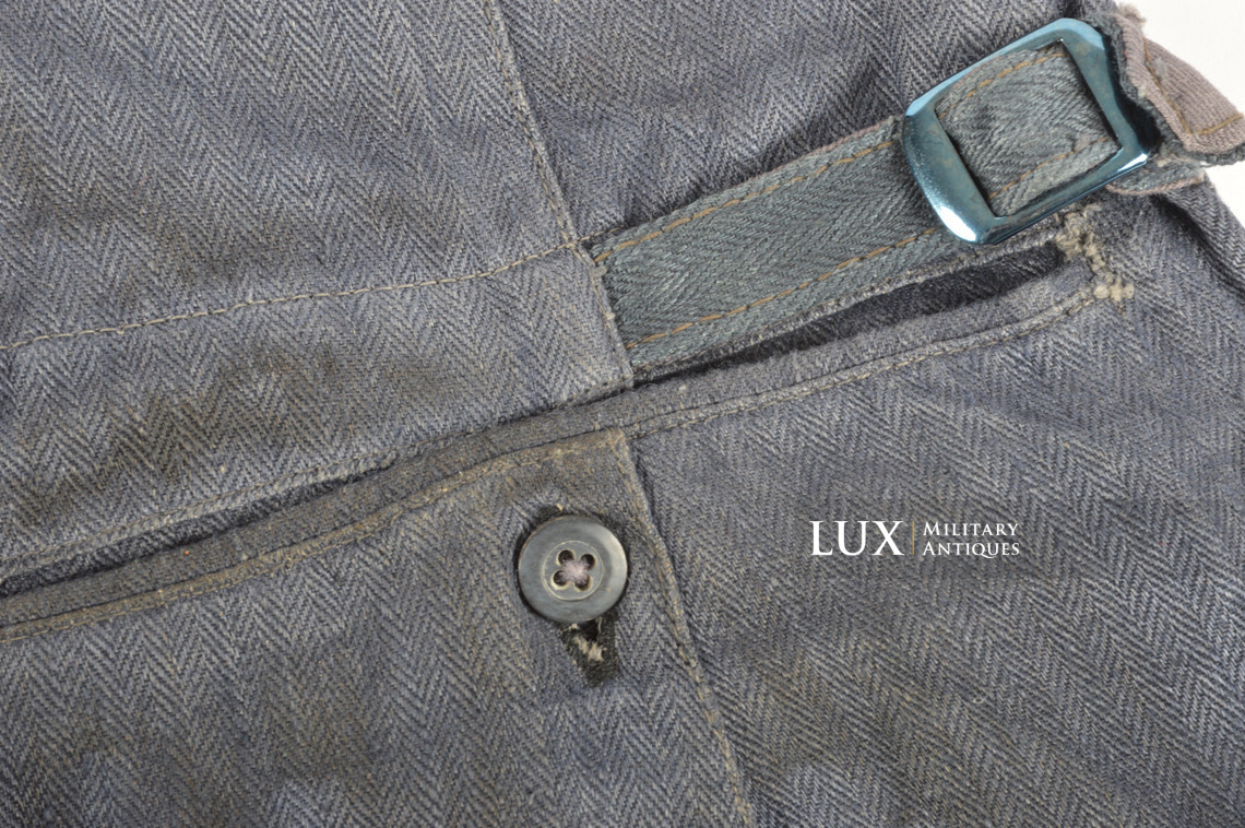 Pantalon M43 Luftwaffe en treillis bleu , « RBNr » - photo 26