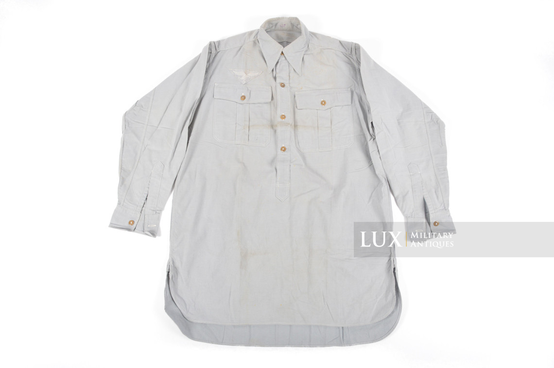 Luftwaffe issue light blue shirt - Lux Military Antiques - photo 4