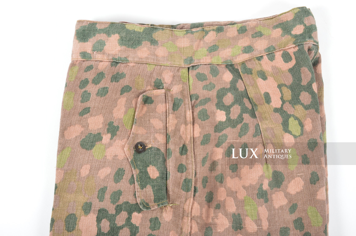 Rare pantalon Waffen-SS Panzer en camouflage petit pois - photo 8