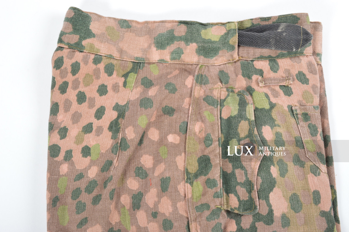 Rare pantalon Waffen-SS Panzer en camouflage petit pois - photo 11