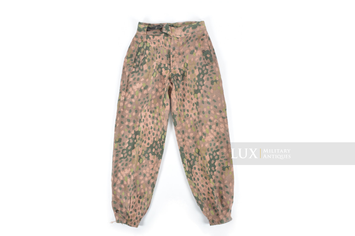 Rare Waffen-SS dot pattern Drillich camouflage panzer trousers - photo 12