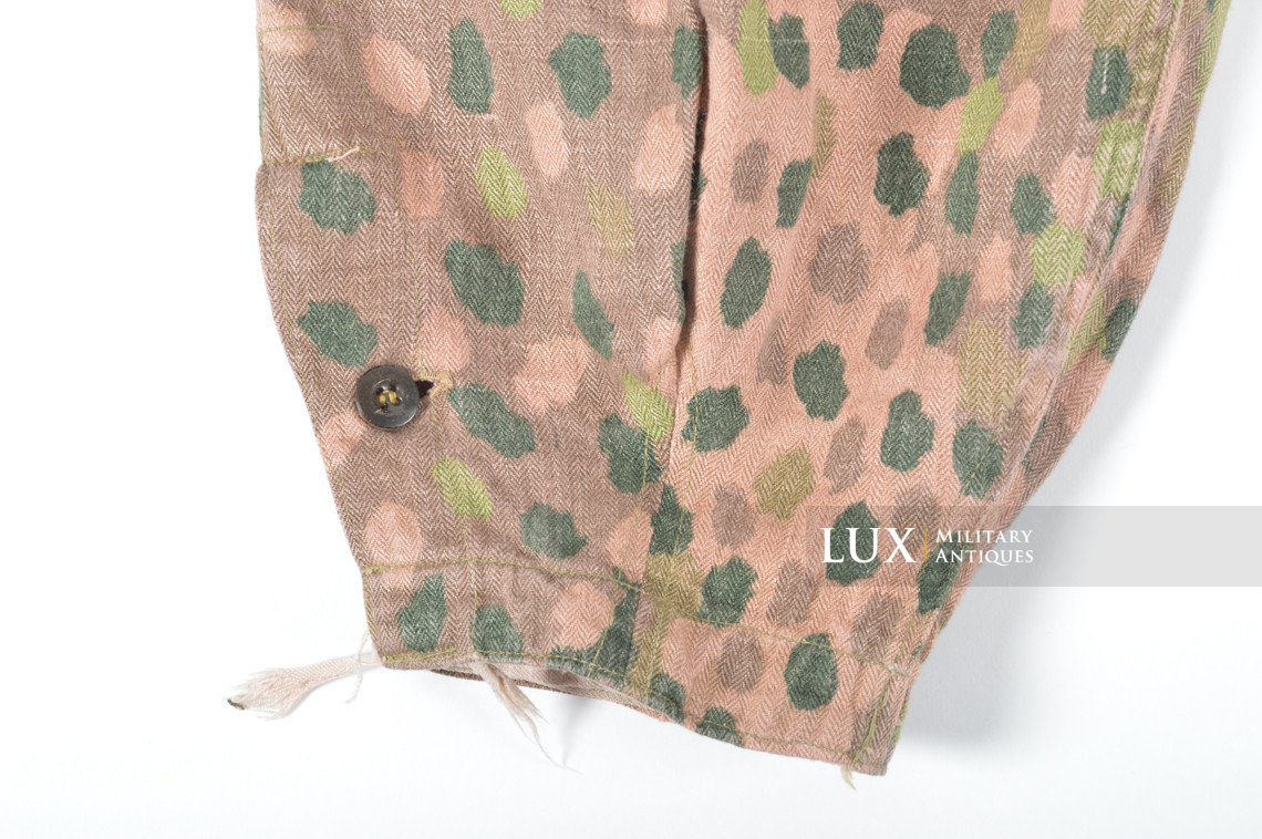 Rare Waffen-SS dot pattern Drillich camouflage panzer trousers - photo 19
