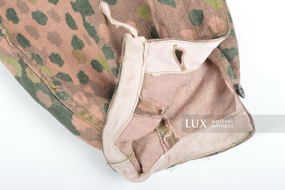 Rare Waffen-SS dot pattern Drillich camouflage panzer trousers - photo 22