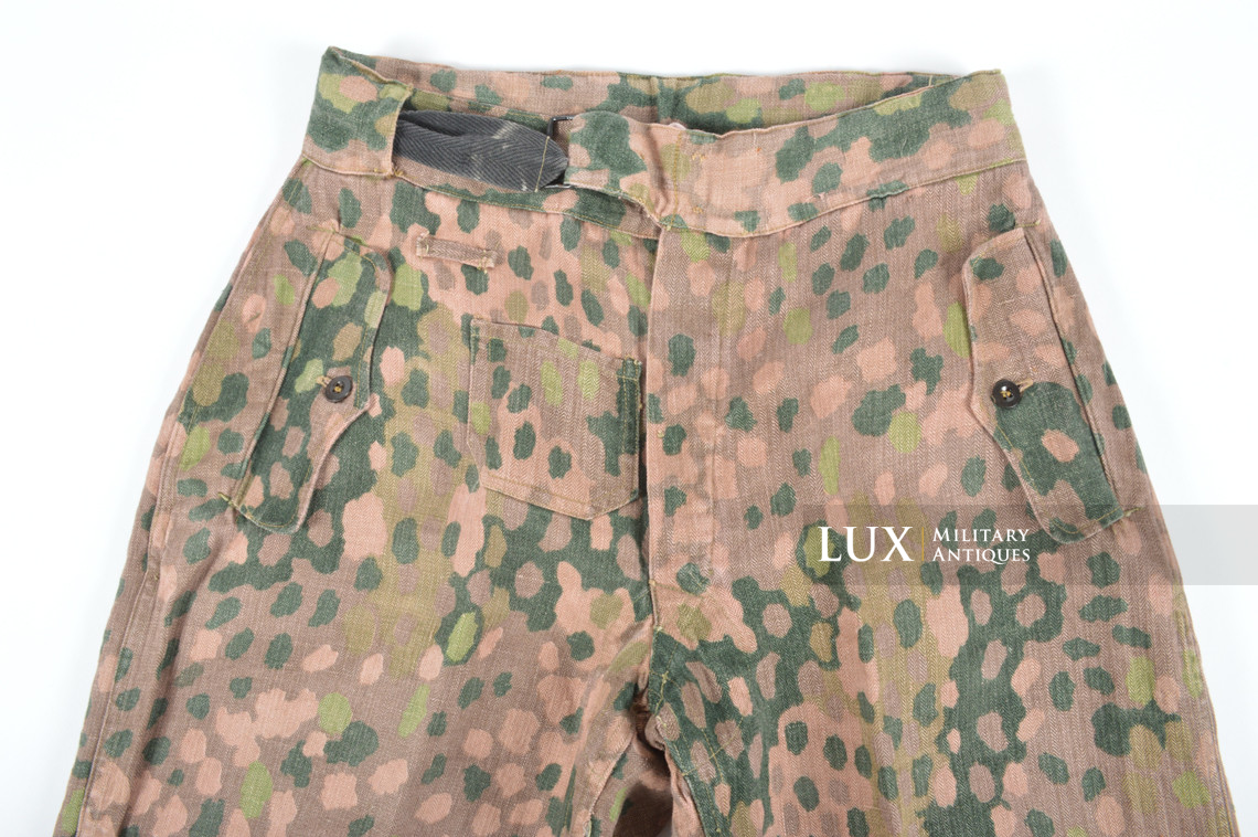 Rare Waffen-SS dot pattern Drillich camouflage panzer trousers - photo 13