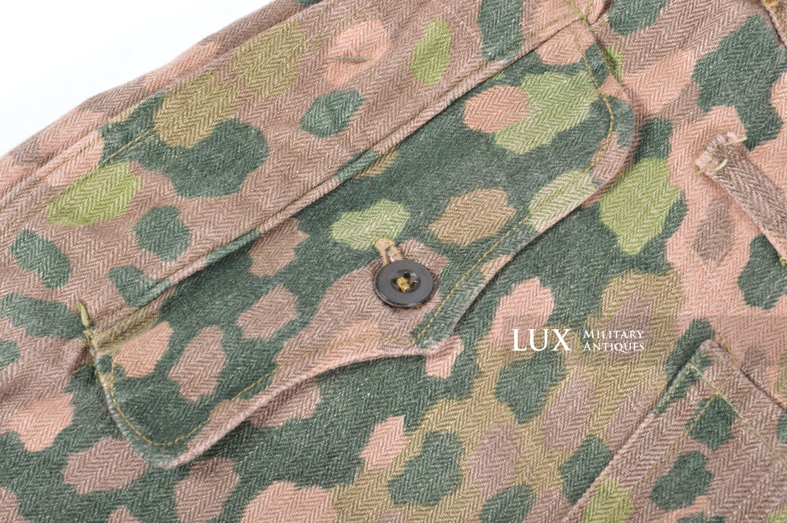 Rare Waffen-SS dot pattern Drillich camouflage panzer trousers - photo 14