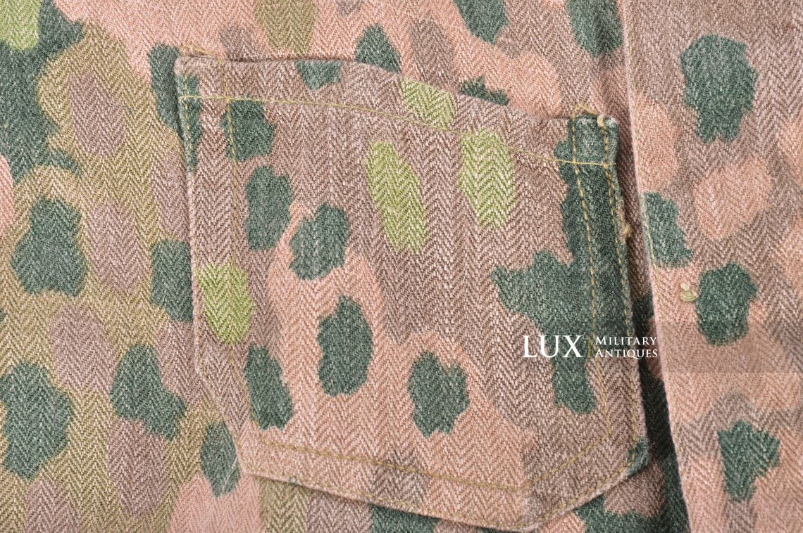 Rare Waffen-SS dot pattern Drillich camouflage panzer trousers - photo 17