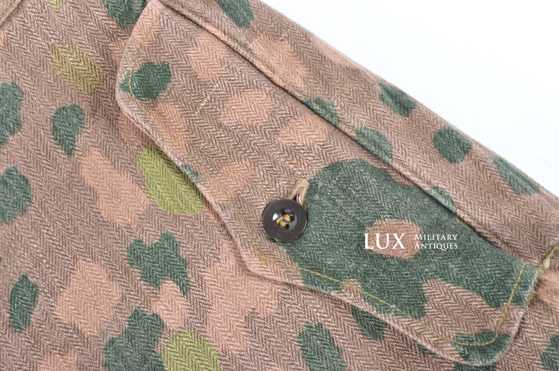 Rare Waffen-SS dot pattern Drillich camouflage panzer trousers - photo 18
